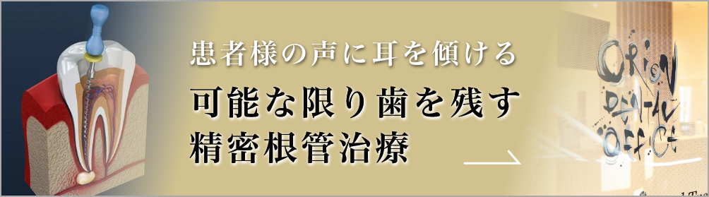 精密根管治療｜港区汐留の歯医者・歯科｜オリオン歯科 NBFコモディオ汐留クリニック東京